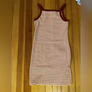 Stretchy Striped Bodycon Summer Dress Forever 21 Size Small